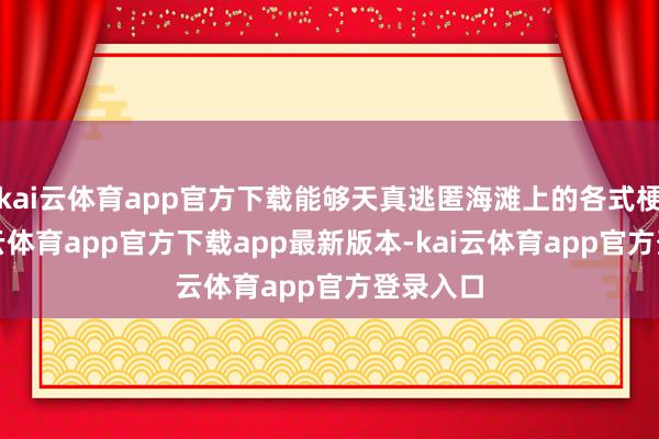 kai云体育app官方下载能够天真逃匿海滩上的各式梗阻-kai云体育app官方下载app最新版本-kai云体育app官方登录入口